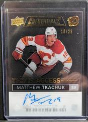 Matthew Tkachuk [Autograph] Hockey Cards 2021 Upper Deck Credentials Ticket Access Acetate Prices