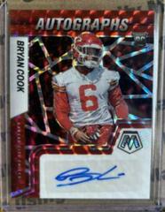 Bryan Cook [Red] #RAM-BC Football Cards 2022 Panini Mosaic Rookie Autographs Prices
