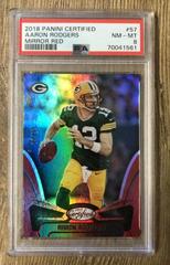 Aaron Rodgers [Red] #57 Football Cards 2018 Panini Certified Prices