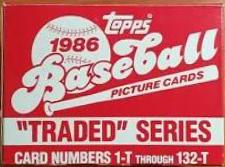 Complete Set Baseball Cards 1986 Topps Traded Prices
