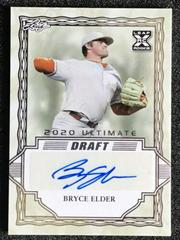 Bryce Elder [Gold] #BA-BE1 Baseball Cards 2020 Leaf Ultimate Autographs Prices
