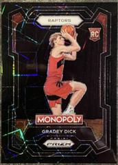 Gradey Dick [Black] #84 Basketball Cards 2023 Panini Prizm Monopoly Prices