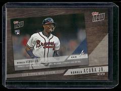 Ronald Acuna Jr Baseball Cards 2019 Topps 2018 Now Review Prices