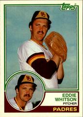 Eddie Whitson #127T Baseball Cards 1983 Topps Traded Prices