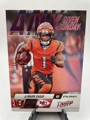 Ja'Marr Chase [Pink] Football Cards 2022 Panini Prestige Any Given Sunday Prices