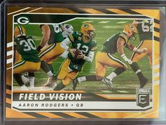 Aaron Rodgers [Green] #FV2 Football Cards 2021 Panini Donruss Elite Field Vision Prices