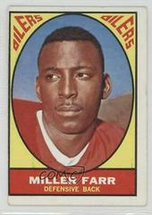 Miller Farr #44 Football Cards 1967 Topps Prices