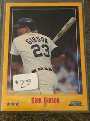 Kirk Gibson #525 Baseball Cards 1988 Score Prices