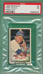Tony Oliva [Hand Cut] Baseball Cards 1965 Bazooka Prices