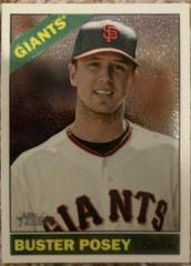 Buster Posey [Chrome] #1 Baseball Cards 2015 Topps Heritage Prices