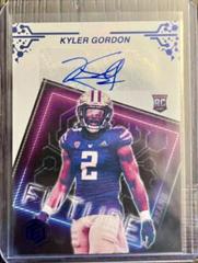 Kyler Gordon [Blue] Football Cards 2022 Panini Elements Future Signs Autographs Prices