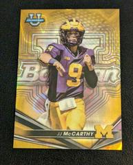 JJ McCarthy [Gold Lava] #48 Football Cards 2022 Bowman's Best University Prices