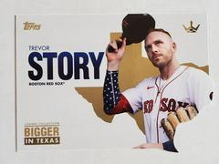 Trevor Story #BIT-2 Baseball Cards 2022 Topps X Bobby Witt Jr. Crown Bigger in Texas Die Cut Prices