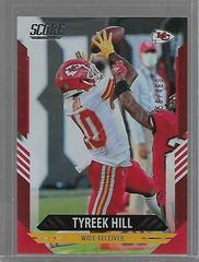 Tyreek Hill [Red] Football Cards 2021 Panini Score Prices