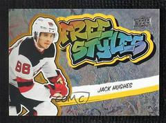 Jack Hughes [Gold] #FS-10 Hockey Cards 2022 Upper Deck Freestyles Prices