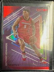 Anthony Edwards [Red] #23 Basketball Cards 2022 Panini Chronicles Draft Picks Recon Prices