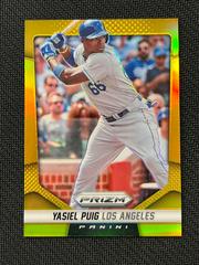Yasiel Puig [Gold Prizm] Baseball Cards 2014 Panini Prizm Prices