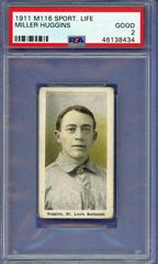 Miller Huggins Baseball Cards 1911 M116 Sporting Life Prices
