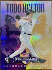 Todd Helton [Purple] #71 Baseball Cards 1998 Donruss Crusade Prices
