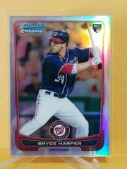 Bryce Harper [Refractor] #214 Baseball Cards 2012 Bowman Chrome Prices