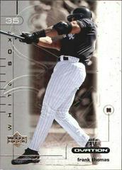Frank Thomas Baseball Cards 2002 Upper Deck Ovation Prices