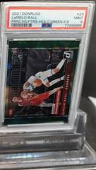 LaMelo Ball [Green Ice] Basketball Cards 2021 Panini Donruss Franchise Features Prices