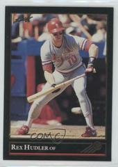 Rex Hudler [Gold] #25 Baseball Cards 1992 Leaf Prices