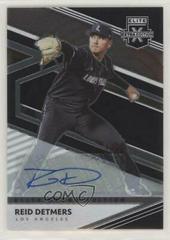 Reid Detmers [Optichrome Signature] #10 Baseball Cards 2020 Panini Elite Extra Edition Prices