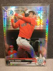 Rafael Devers [Gold Refractor] Baseball Cards 2017 Bowman Chrome National Convention Prices