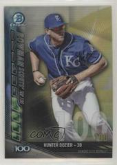 Hunter Dozier #BTP-100 Baseball Cards 2017 Bowman Scouts' Top 100 Prices
