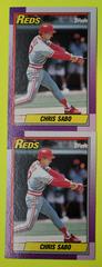 Chris Sabo #737 Baseball Cards 1990 Topps Tiffany Prices