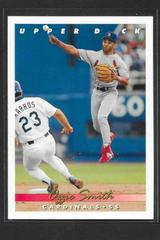 Ozzie Smith [Gold Hologram] Baseball Cards 1993 Upper Deck Prices