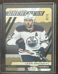 Leon Draisaitl [Gold Bounty] Hockey Cards 2022 Upper Deck Synergy Cast For Greatness Prices
