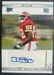 Dwayne Bowe [Autograph] Football Cards 2007 Topps Performance Prices