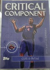 Chris Bosh [Critical Component] #CC7 Basketball Cards 2005 Topps Prices