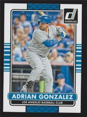 Adrian Gonzalez #105 Baseball Cards 2015 Donruss Prices