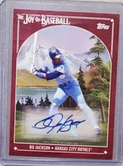 Bo Jackson [Autograph Alizarin Crimson] Baseball Cards 2023 Topps X Bob Ross The Joy Of Prices