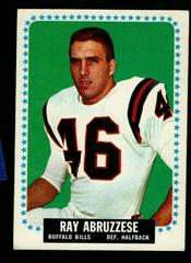 Ray Abruzzese #22 Football Cards 1964 Topps Prices