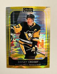 Sidney Crosby [Seismic Gold] #87 Hockey Cards 2021 O-Pee-Chee Platinum Prices