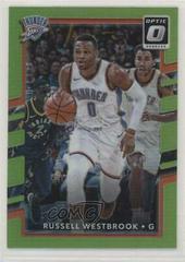 Russell Westbrook [Lime Green] Basketball Cards 2017 Panini Donruss Optic Prices