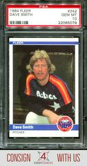 Dave Smith #242 Baseball Cards 1984 Fleer Prices