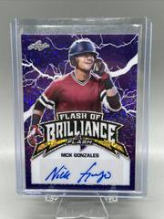 Nick Gonzales [Purple] #FB-NG1 Baseball Cards 2020 Leaf Flash of Brilliance Autographs Prices