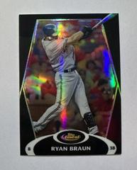 Ryan Braun [Black Refractor] #25 Baseball Cards 2008 Finest Prices