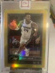 Buddy Hield [Gold] Basketball Cards 2020 Panini One and One Prices