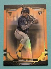 Wander Franco [Amber] #100 Baseball Cards 2022 Topps Triple Threads Prices
