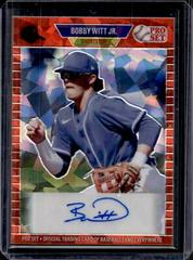 Bobby Witt Jr. [Red] #PS-BWJ Baseball Cards 2021 Pro Set Autographs Prices