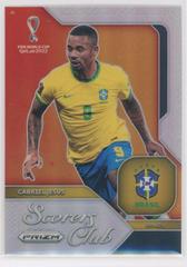 Gabriel Jesus [Silver] #28 Soccer Cards 2022 Panini Prizm World Cup Scorers Club Prices
