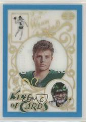 Zach Wilson [Light Blue] #KC-12 Football Cards 2021 Panini Illusions King of Cards Prices