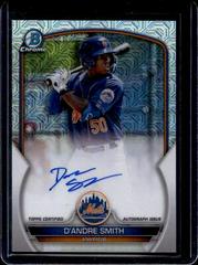 D'Andre Smith #BCMA-DS Baseball Cards 2023 Bowman Chrome Prospect Mega Box Autographs Prices