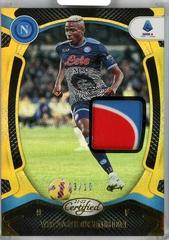 Victor Osimhen [Memorabilia Gold] Soccer Cards 2021 Panini Chronicles Serie A Prices